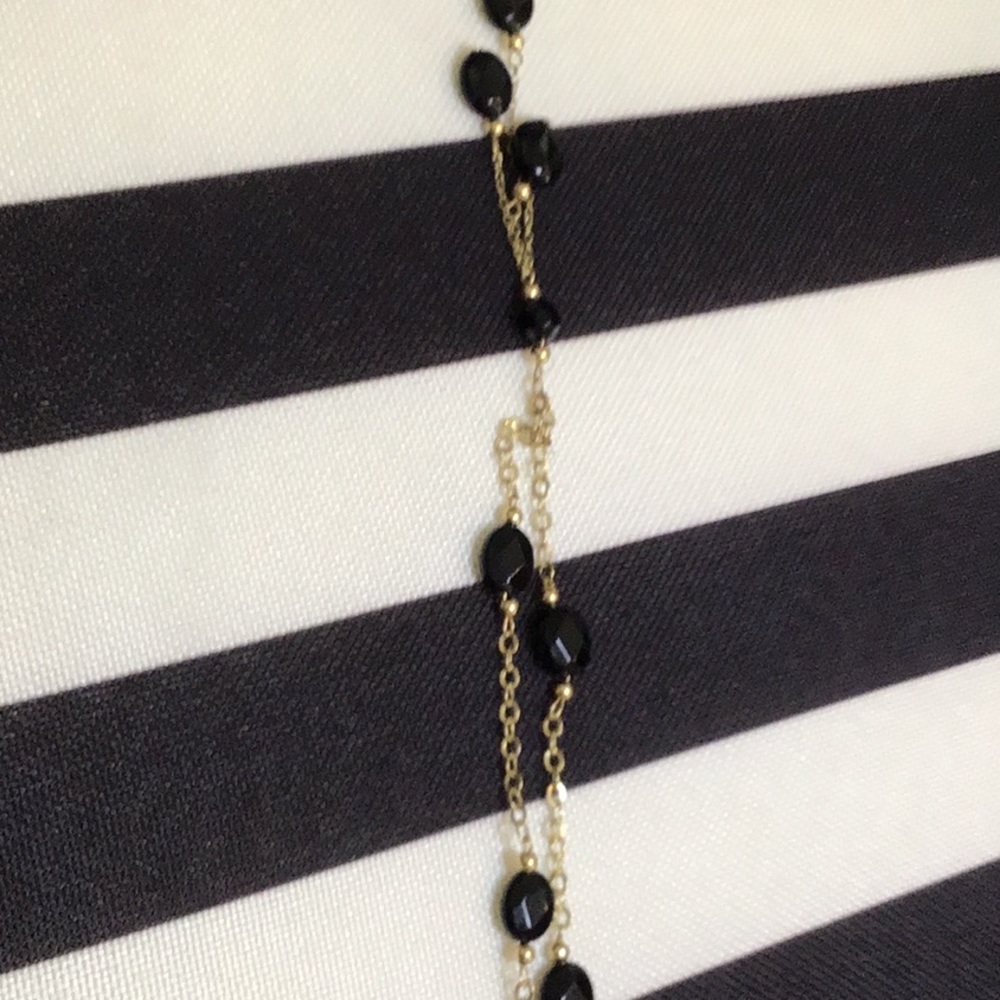 14K and Onyx Necklace. Price is firm! - Picture 4 of 4